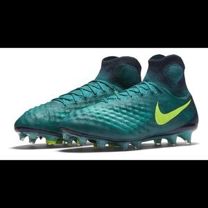 MINT! Nike Magista Obra II FG Cleats Teal size 10